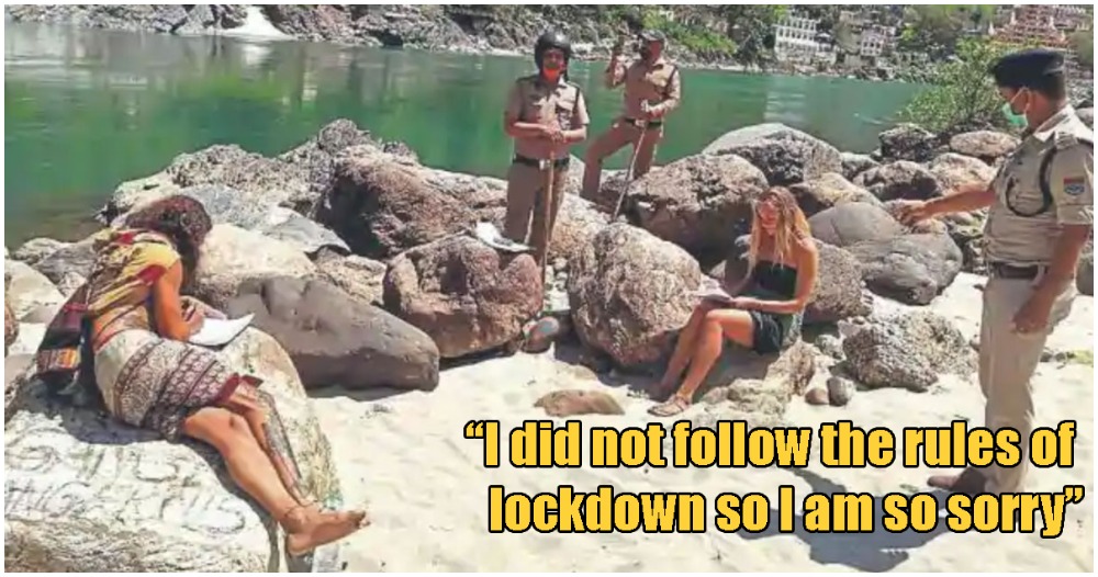 Tourists Caught Breaching Lockdown Were Forced To Write “I’M SO SORRY” 500 Times