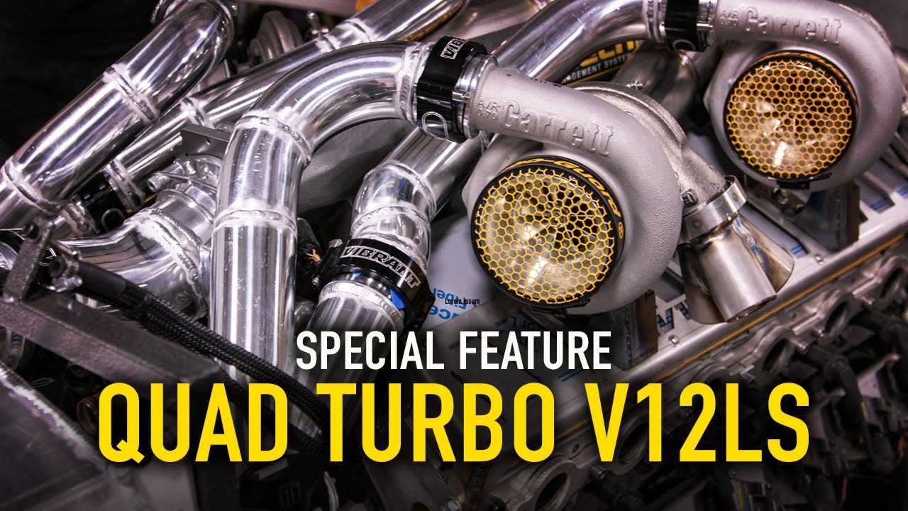 LS V12 Quad Turbo 9.7-Liter Engine Is An Engineering Marvel