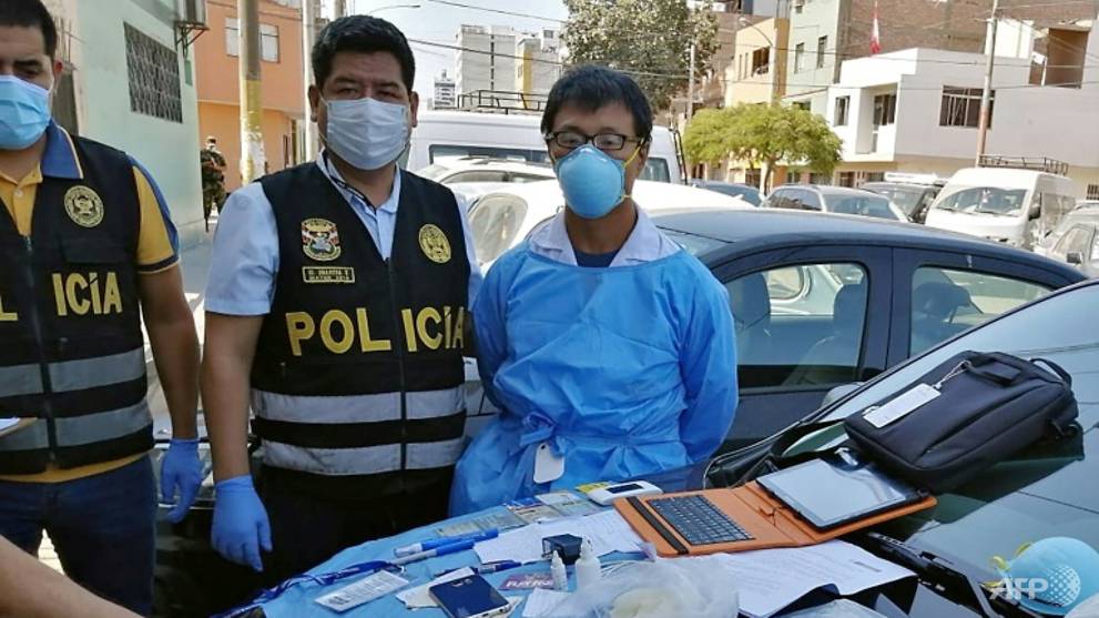 Peru police arrest Chinese man for illegal COVID-19 testing