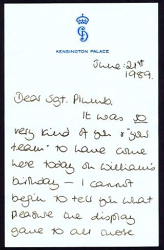Read Princess Diana's Unearthed Letter from 1989
