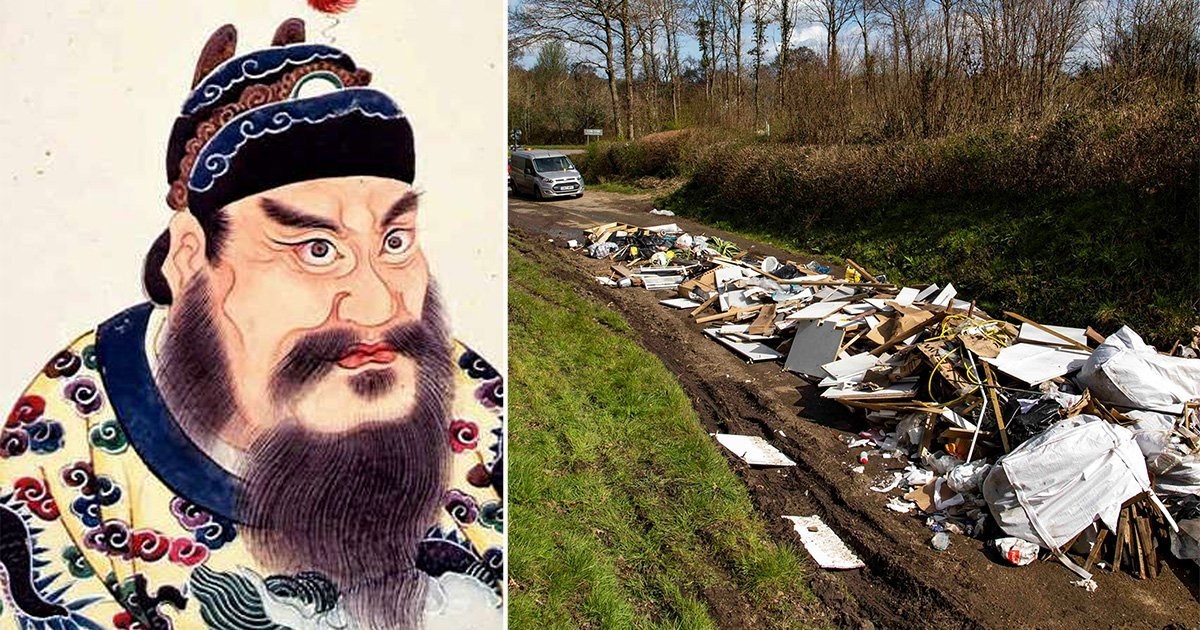 Council uses death of China’s first emperor to stop people fly-tipping