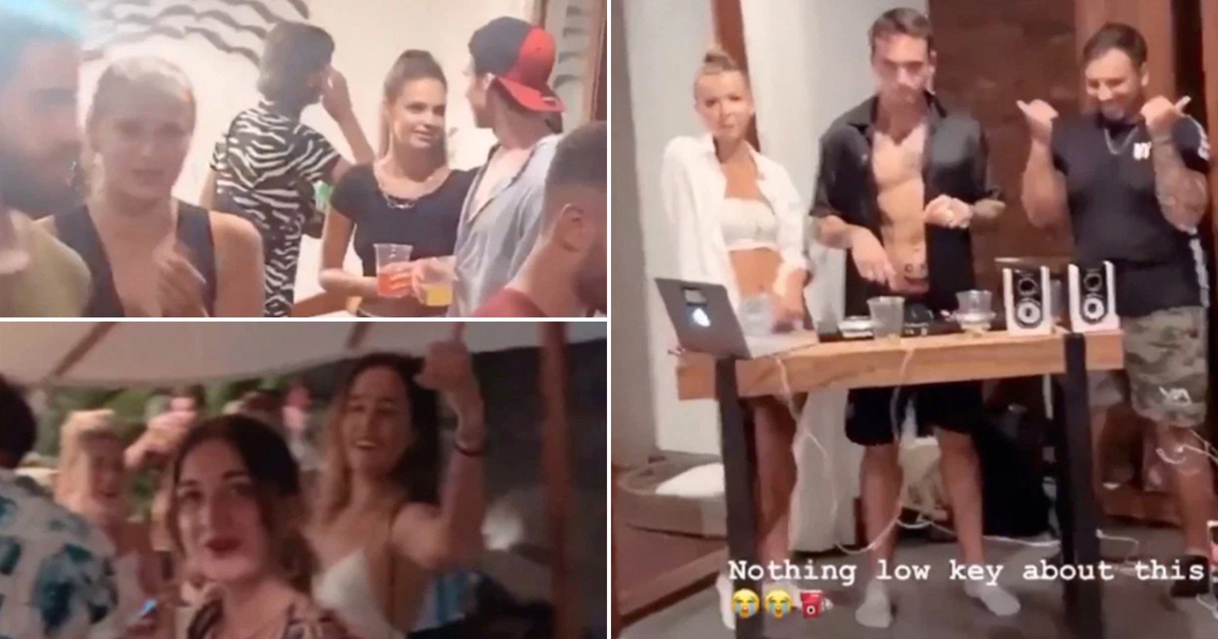 British tourists filmed partying in luxury Bali villa during outbreak