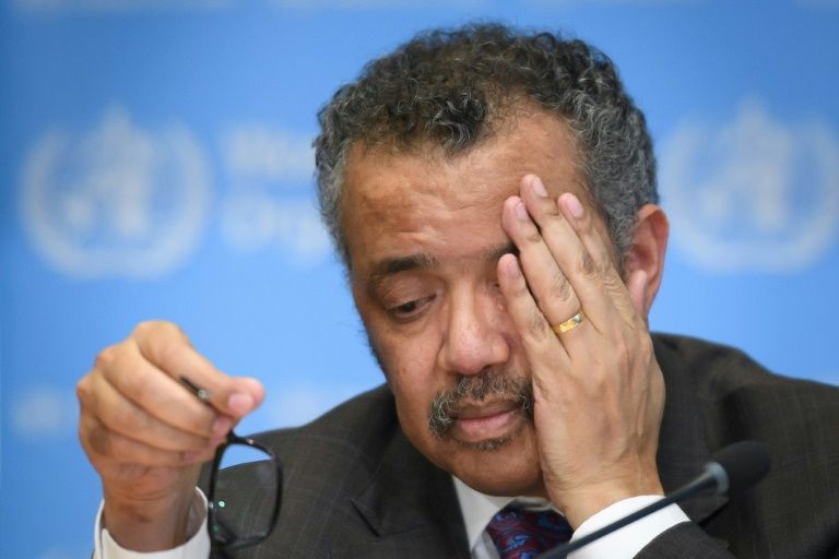 WHO chief tedros in the eye of the storm