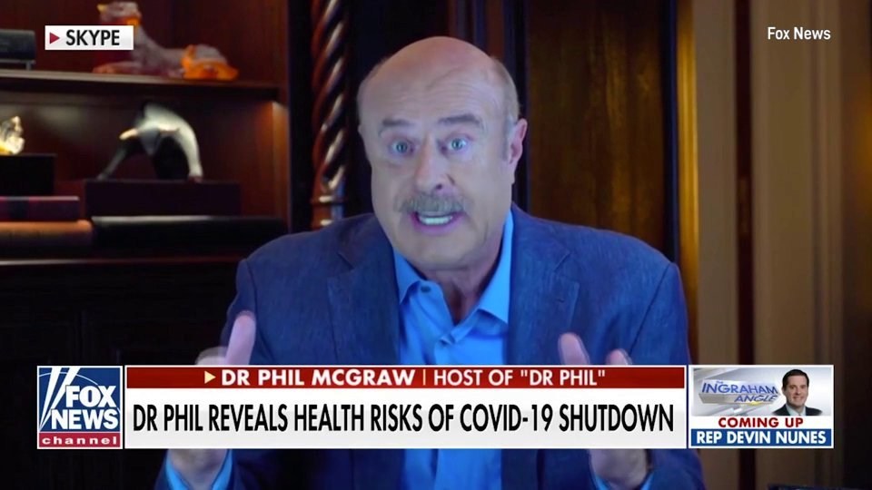 Dr Phil divides opinion as he rants lockdown will kill more ‘vulnerable’ people than coronavirus