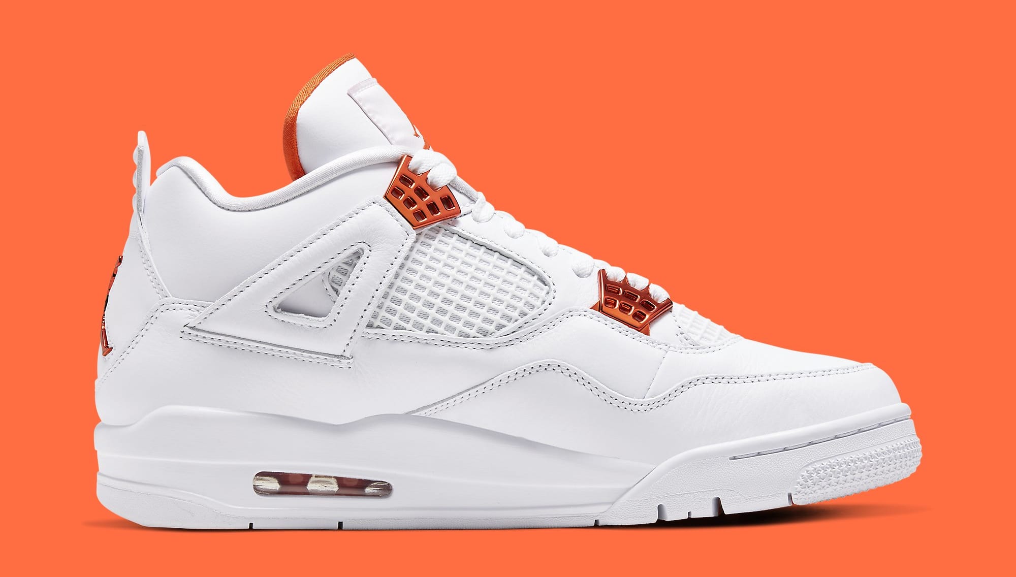 Official Look at the 'Metallic Orange' Air Jordan 4 Retro