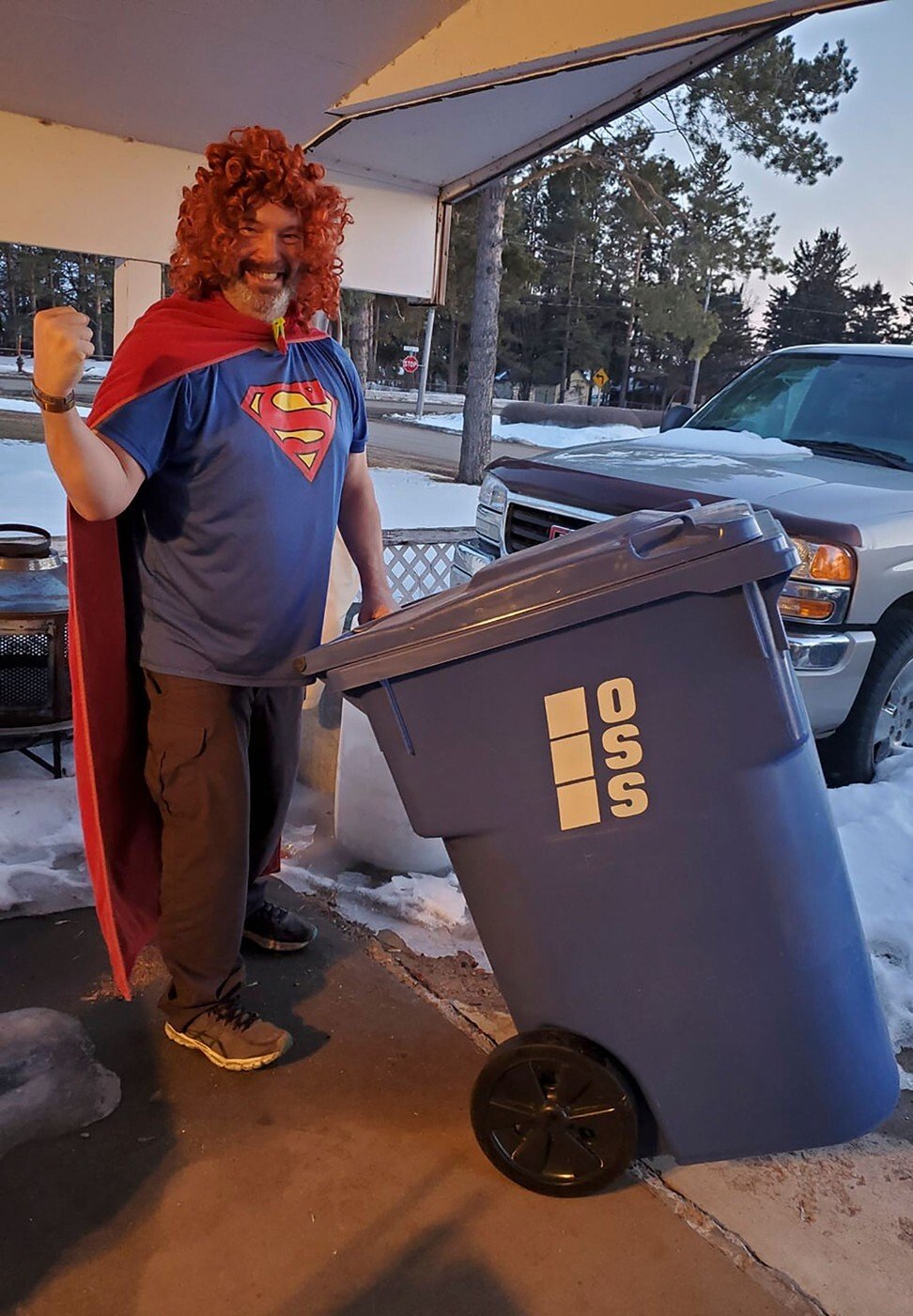 The people in lockdown who dress up to take the bins out – it’s a trashy fashion trend