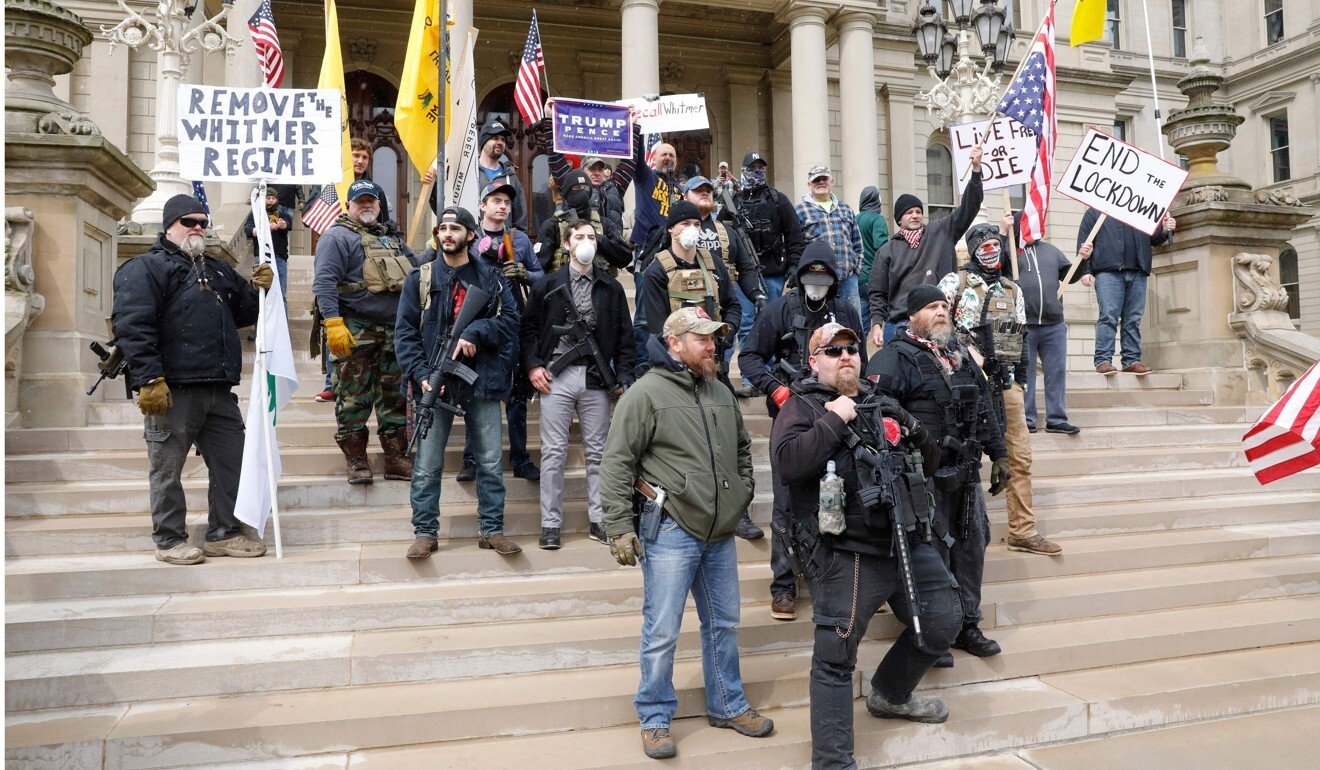 Coronavirus: Trump defends demonstrators who protest US lockdown rules