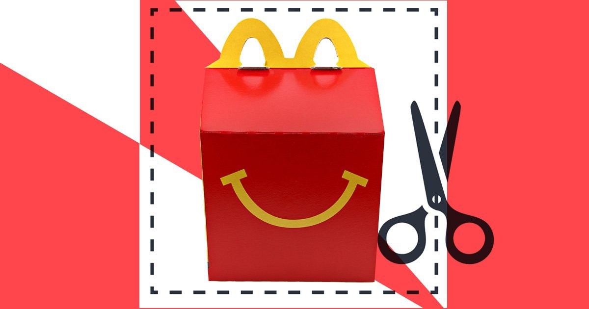 McDonald’s gives away Happy Meal box template so you can print and make your own at home