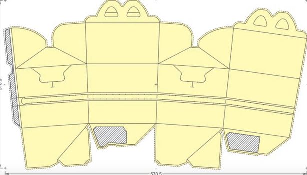 McDonald's shares template for Happy Meal box so little ones can make it at home