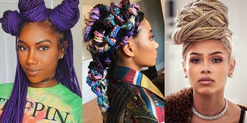 20 Different Ways to Wear Box Braids
