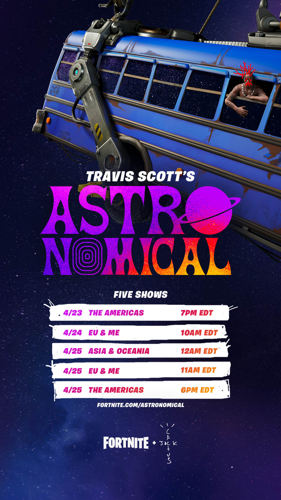 Travis Scott and 'Fortnite' Partner for 'Astronomical' Event