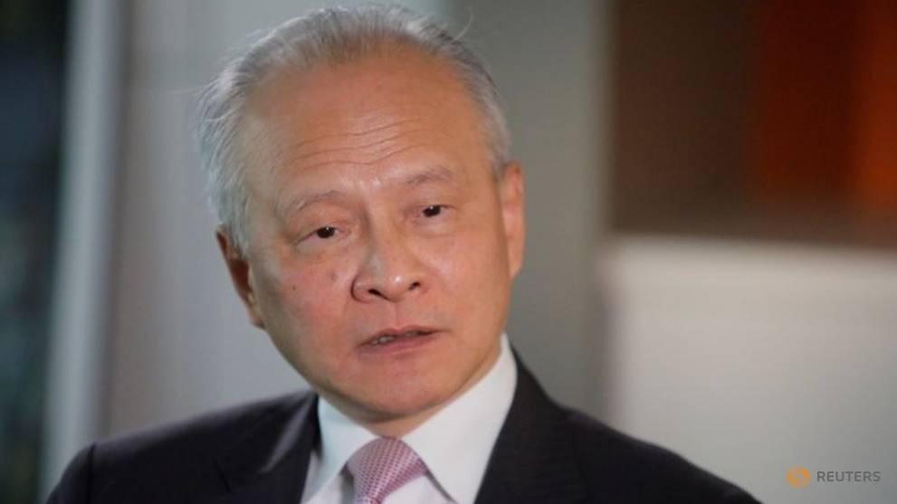 Chinese envoy takes veiled swipe at Trump for politicising coronavirus