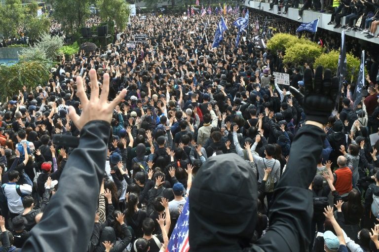 Hong Kong teens charged with murder over protest death