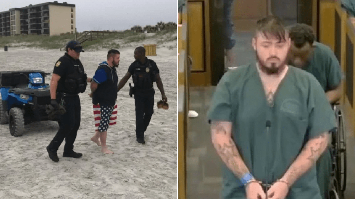 Fugitive ‘murderer’ caught after heading to the beach to sunbathe