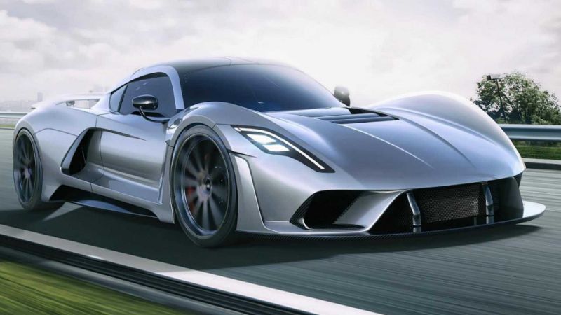 Hennessey Venom F5 early rendering shows hypercar's initial design