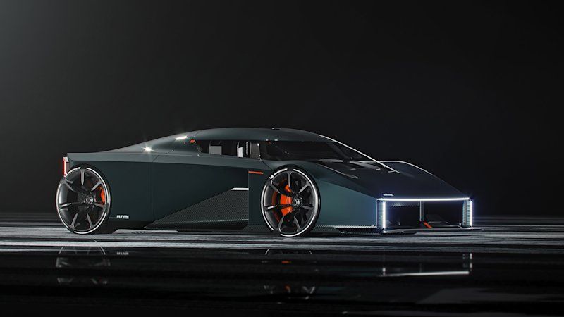 This wild rendering is a Koenigsegg-supervised student's design thesis