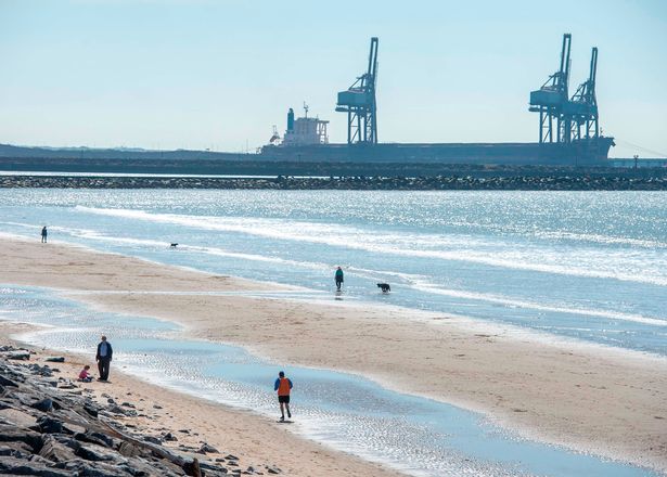 Mystery over sudden arrival of six enormous ships spotted off Welsh coast
