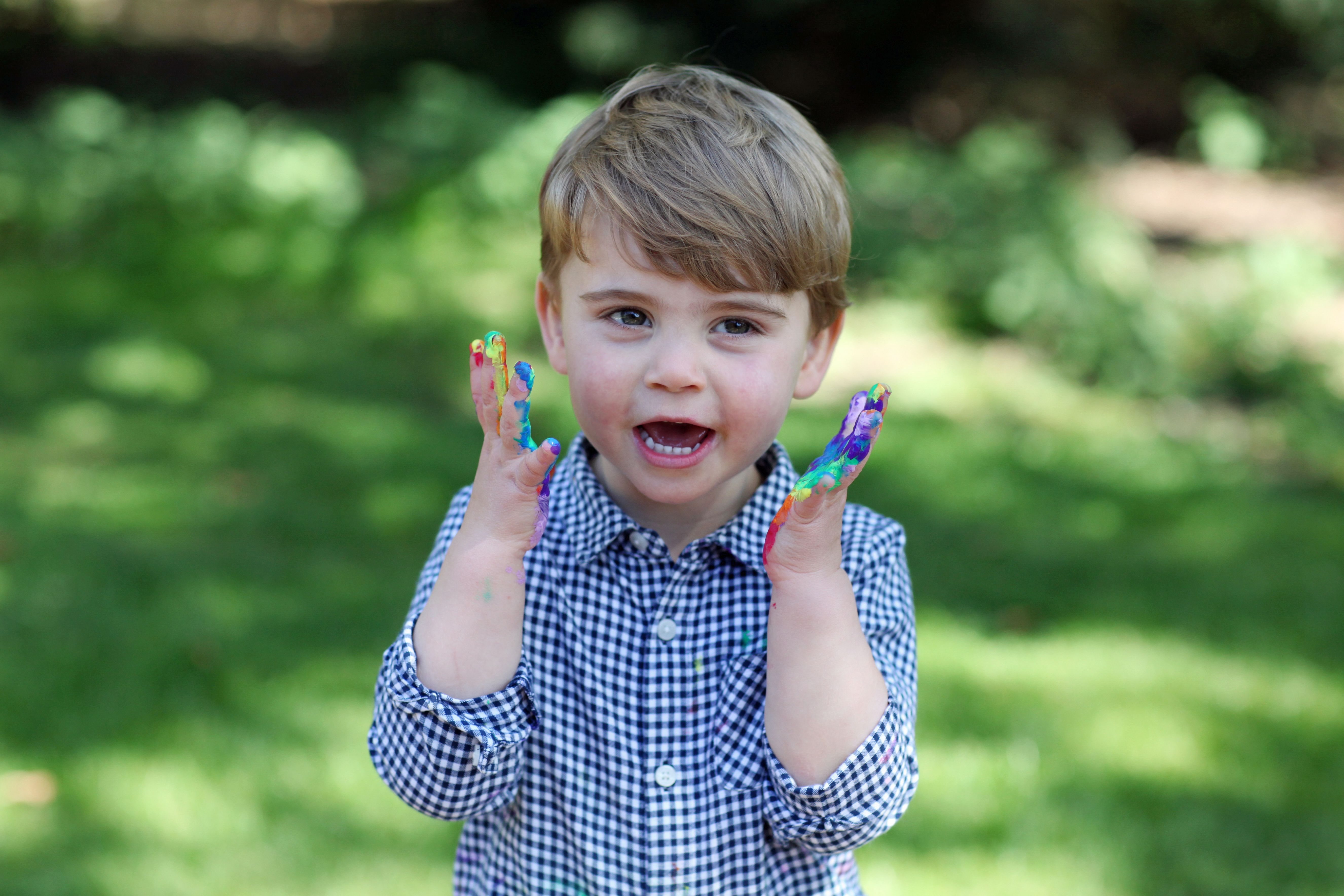 Duchess of Cambridge shares real chaos in behind the scenes picture of Prince Louis as royals wish him happy birthday