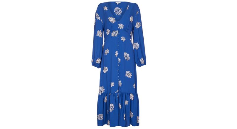 Duchess of Cambridge wears blue Ghost dress to clap for carers with her children