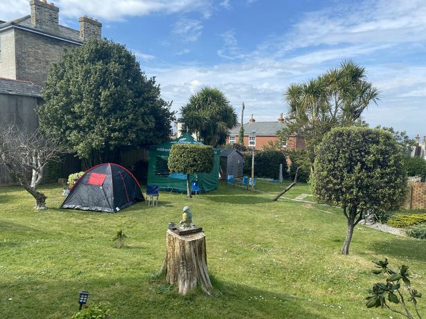 Care home staff are living in tents to help protect residents from coronavirus