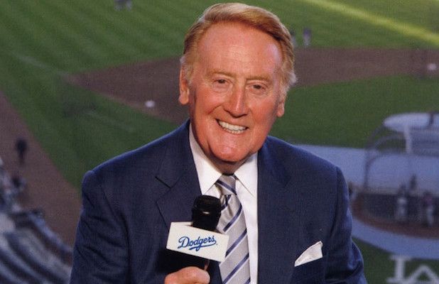 Retired LA Dodgers Broadcaster Vin Scully Hospitalized After Fall at His Home