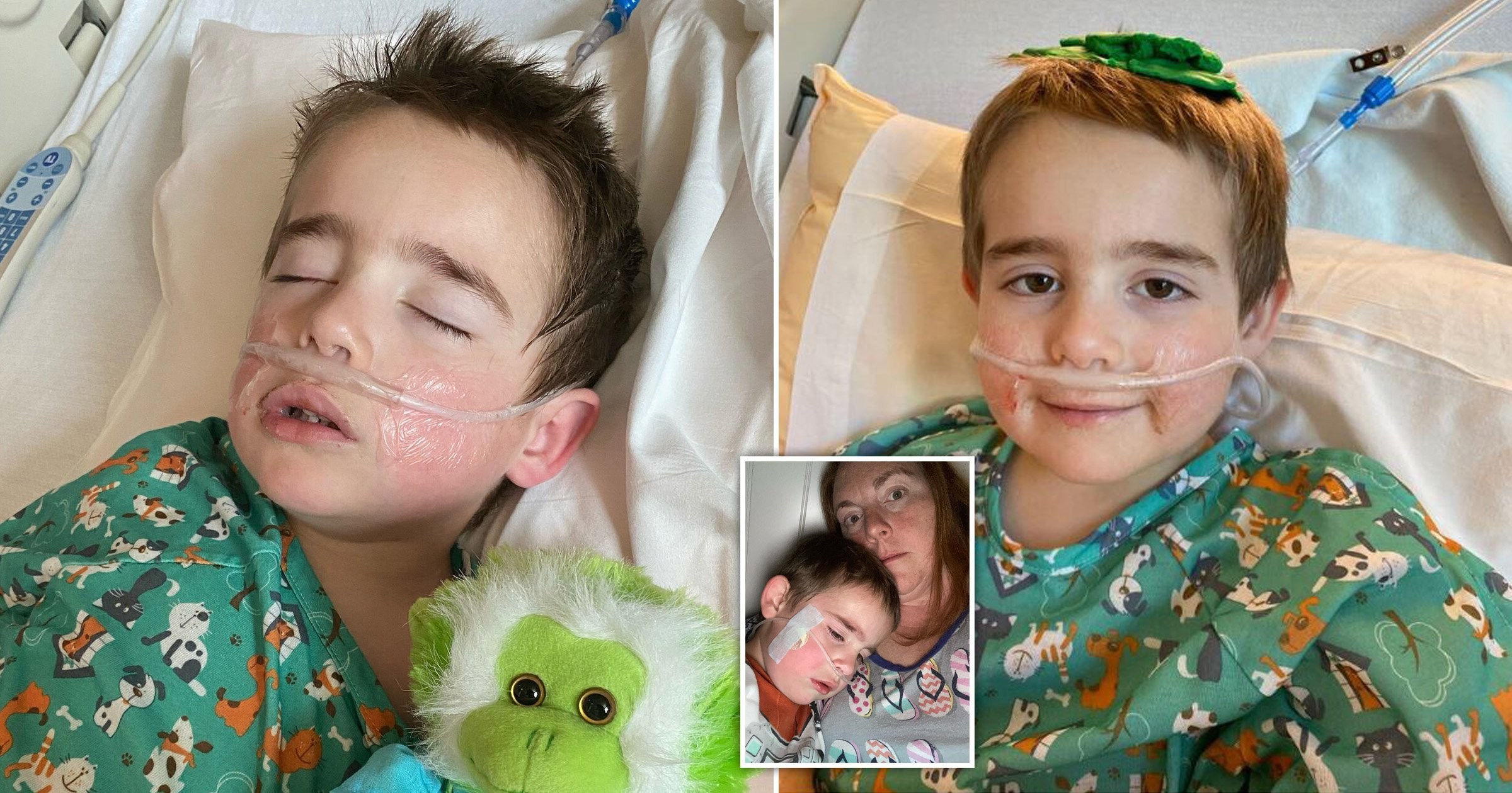 Boy, 4, told mum ‘I’m not gonna go home’ as he battled coronavirus in hospital