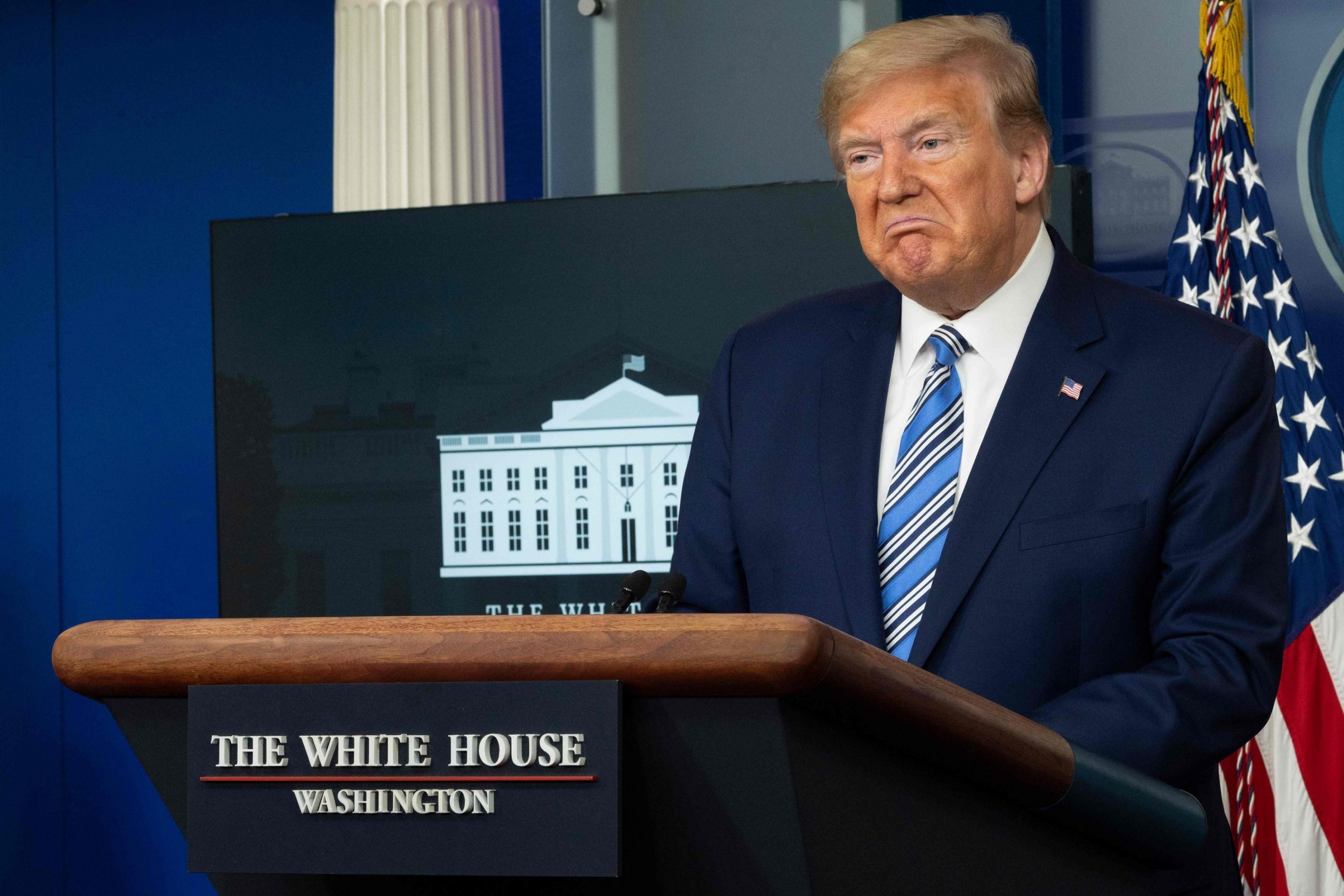 ‘Furious Donald Trump spends hours a day winding himself up with hostile TV news reports’