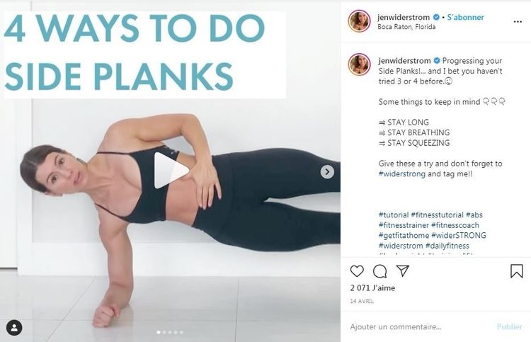 How To Perfect The Side Plank During Lockdown With Jen Widerstrom Video Nestia