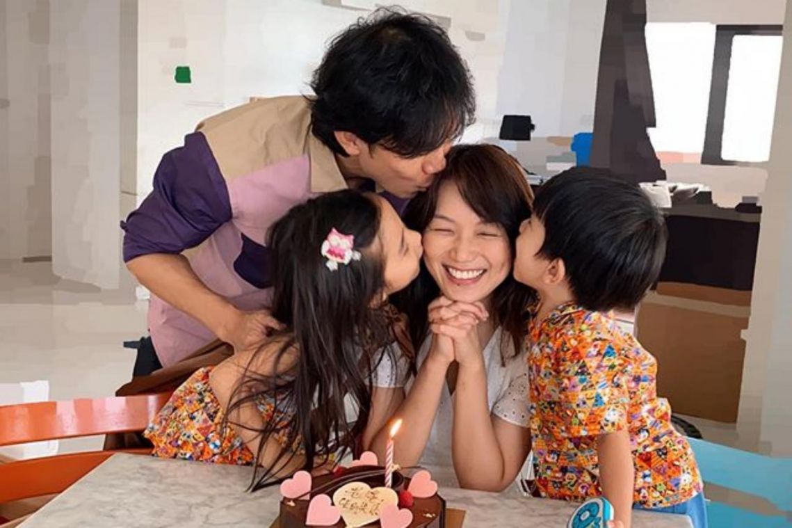 Joanne Peh celebrates 37th birthday at home with hubby Qi Yuwu and kids