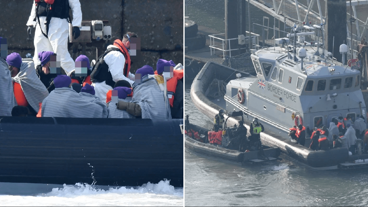 Boats carrying 35 migrants intercepted trying to cross English Channel