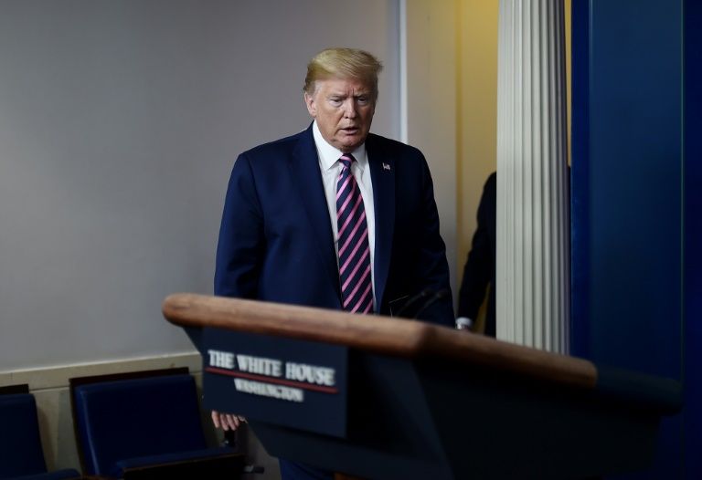 White house media briefings hit turbulence as trump attacks 'enemy'