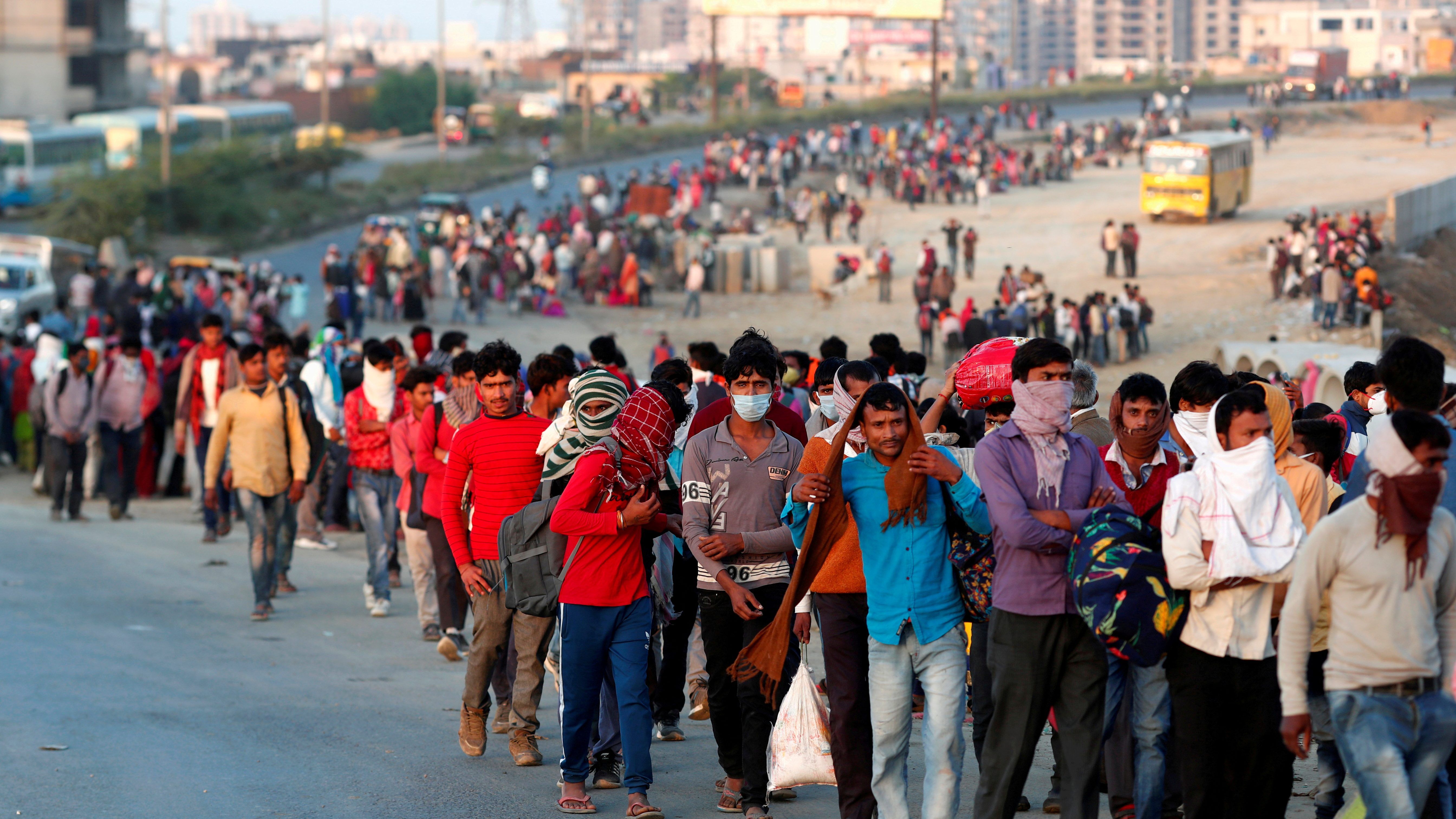 An Indian cloth trader’s harrowing, 900 km walk home amid coronavirus lockdown