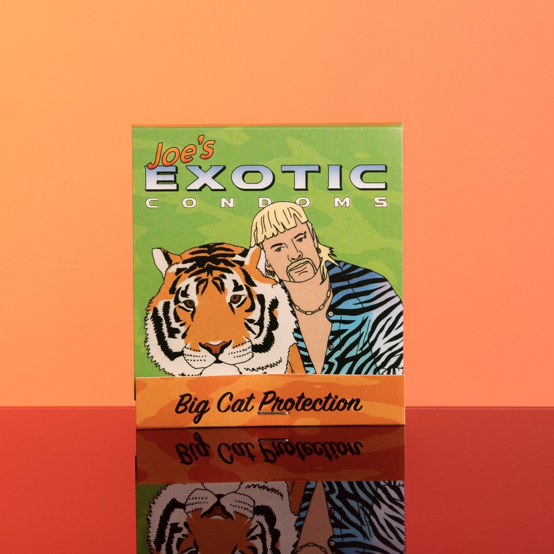 Cage your beast with these Tiger King condoms