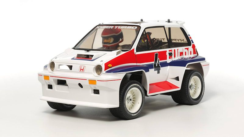 This Tamiya Honda City Turbo RC car from 1983 has been updated for 2020