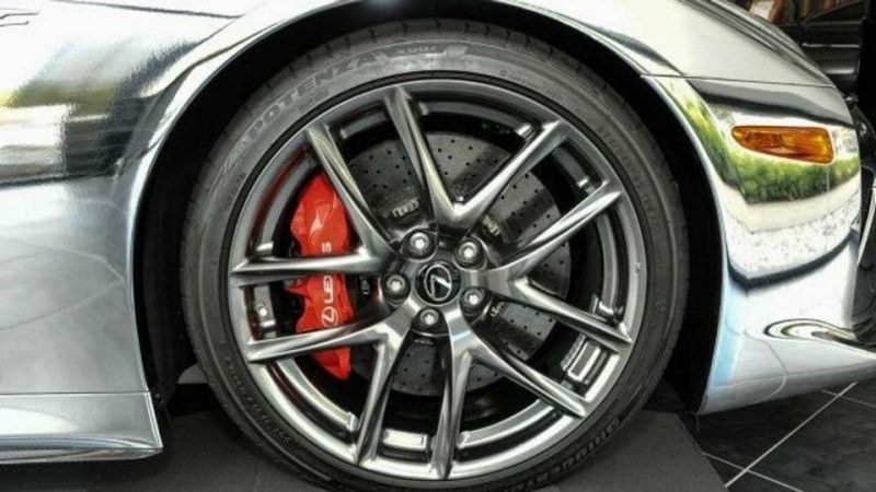 541-mile Lexus LFA in chrome on sale for over £750,000