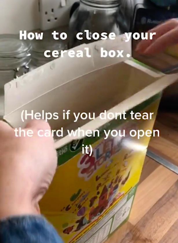 Woman's hack shows we've been closing cereal boxes the wrong way our entire lives