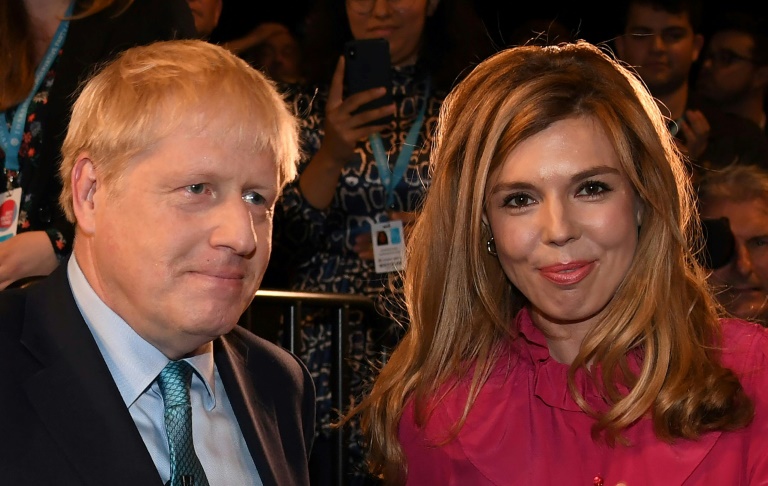 Weeks after virus scare, British PM becomes father again