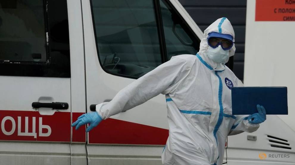 Russia's coronavirus case tally surges past the 100,000 mark after record daily rise