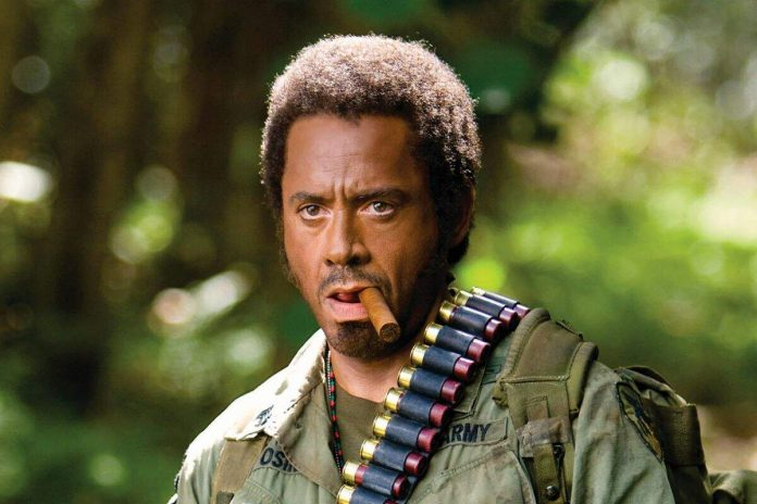 Robert Downey Jr criticized for 'black face' in Tropic Thunder as 'Blackface' trends on social media