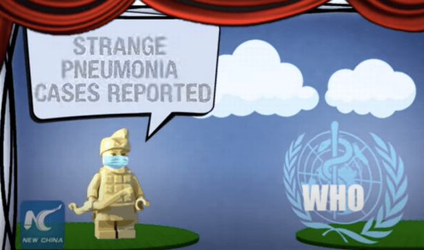 China mocks US handling of coronavirus pandemic with scathing Lego cartoon