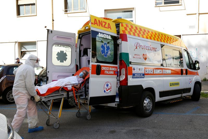 Italy's daily coronavirus death toll jumps, new cases stable