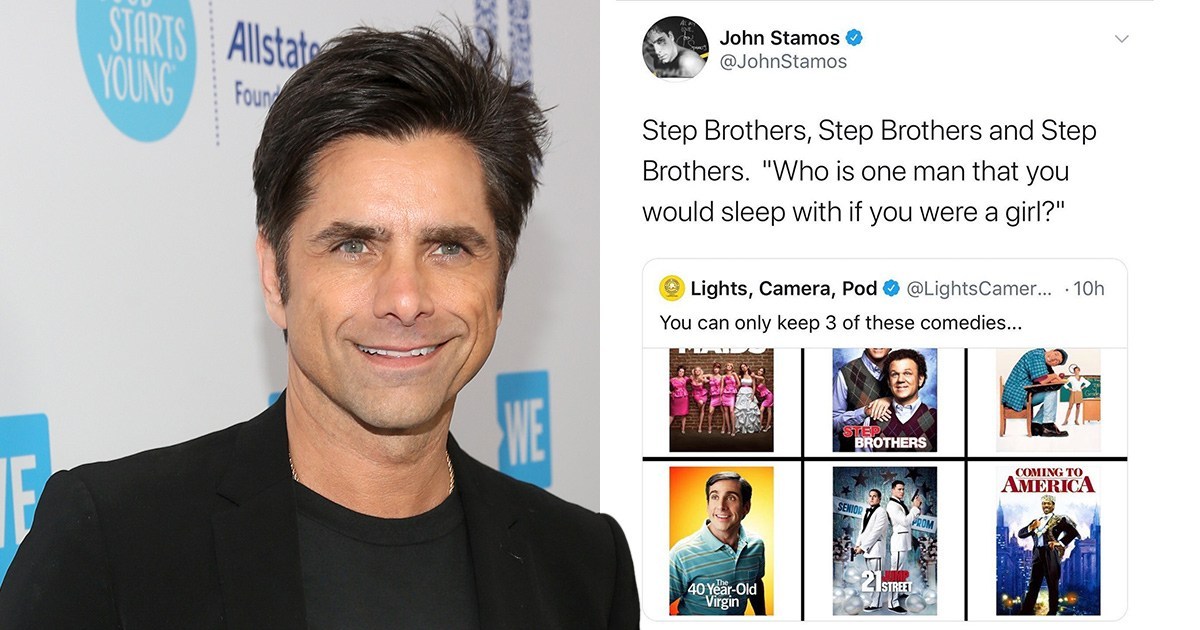 John Stamos gives epic shout-out to Step Brothers and did we just become best friends?!