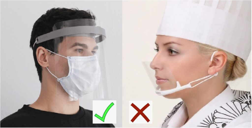 Singapore: using face shield instead of mask is allowed