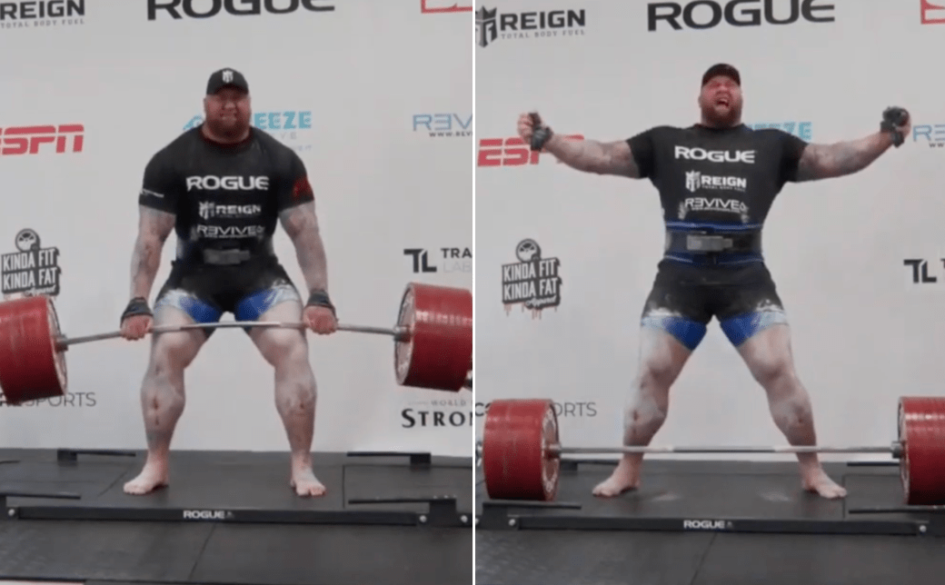 Game of Thrones star Hafthor Julius Bjornsson sets new deadlift world record