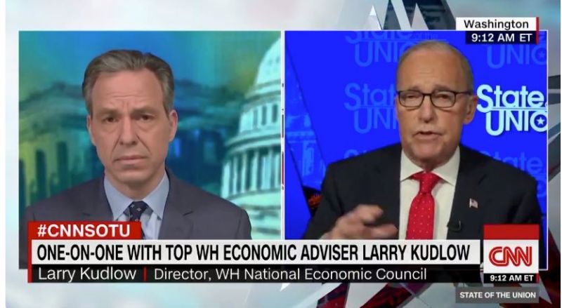 Larry kudlow defends February claim that U.S. Coronavirus outbreak was 'contained'