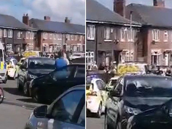 Police break up street party where people were playing bingo and having a barbecue