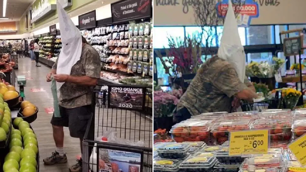 Shopper who wore KKK hood to grocery store won’t be charged