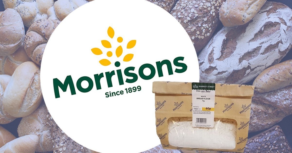 Morrisons is selling flour from its in-store bakery sections