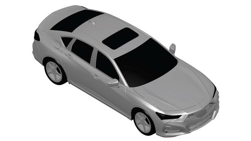 2021 Acura TLX outed in European patent images
