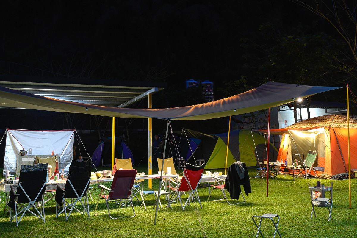 Hotel bookings down, but camping holds up in Taiwan – afraid of tight spaces indoors, Taiwanese head for the great outdoors